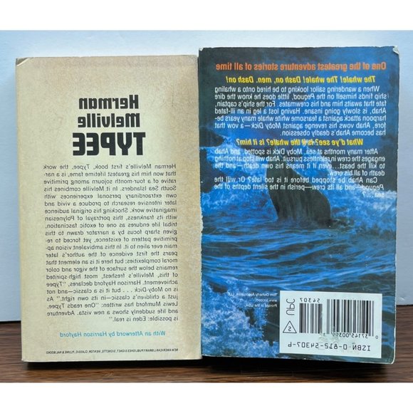 Herman Melville Book Lot Moby Dick Unabridged - Typee 1964 Signet Paperbacks - Picture 2 of 13